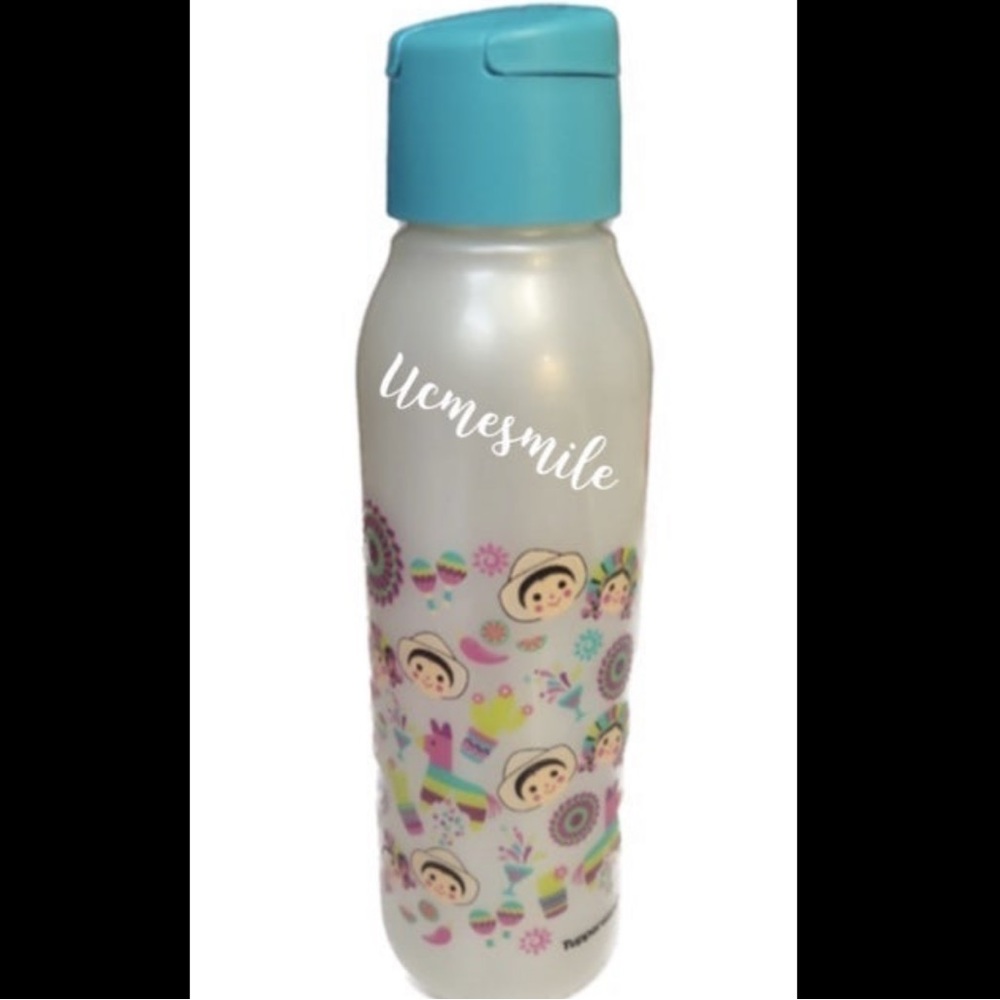Tupperware Maria’s Emoji Mexican Celebration Collection Water Bottle